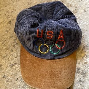 Vintage corduroy olympic hat